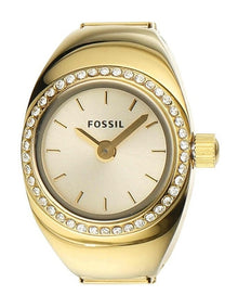 Watch Ring ES5319 Analogue Watch in Gold