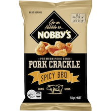 Nobby's Pork Crackle Spicy Barbecue Snacks 50g