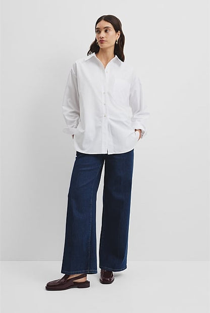 Oversized Australian Cotton Oxford Shirt
