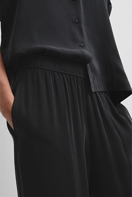 Pull On Cupro Pant