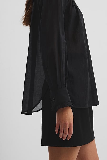 Soft Ruffle Blouse