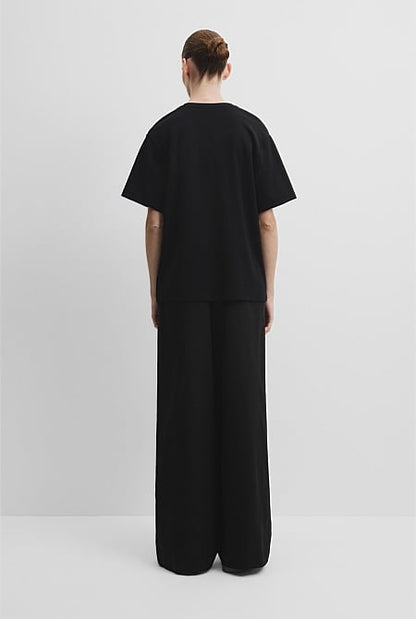 V-Neck Longline T-Shirt