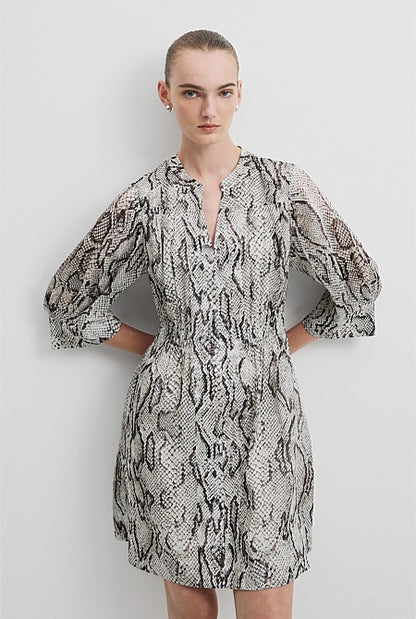 Print Mini Dress
