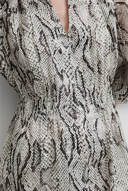 Print Mini Dress