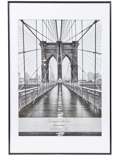 Premium Metallicus Photo Frame 60x90cm Matt to 50x70cm in Black