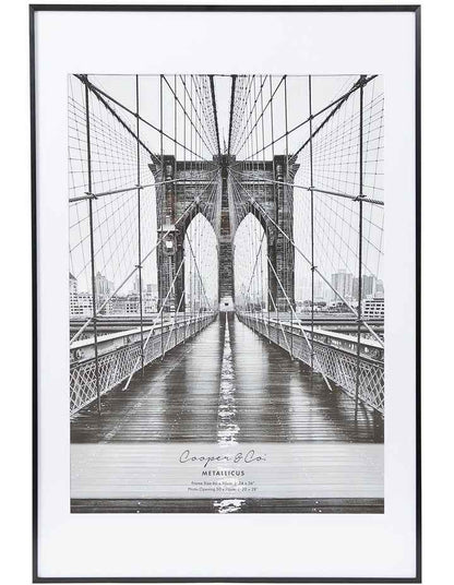 Premium Metallicus Photo Frame 60x90cm Matt to 50x70cm in Black
