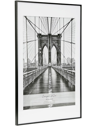 Premium Metallicus Photo Frame 60x90cm Matt to 50x70cm in Black
