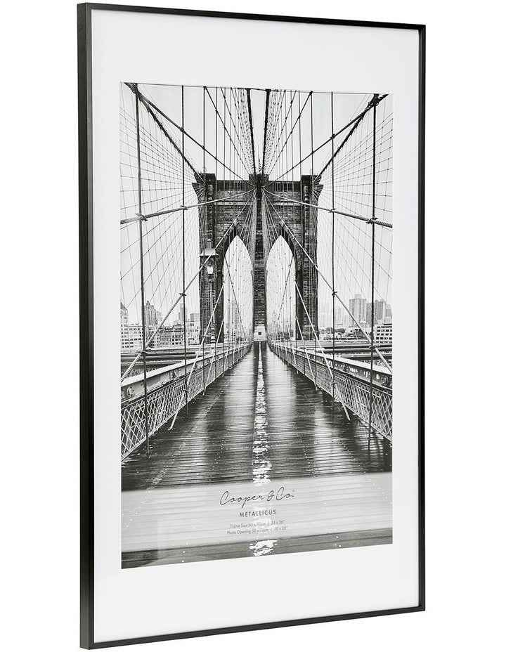 Premium Metallicus Photo Frame 60x90cm Matt to 50x70cm in Black