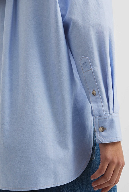 Oversized Australian Cotton Oxford Shirt