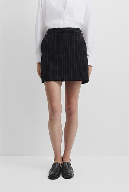 Pinstripe Skirt