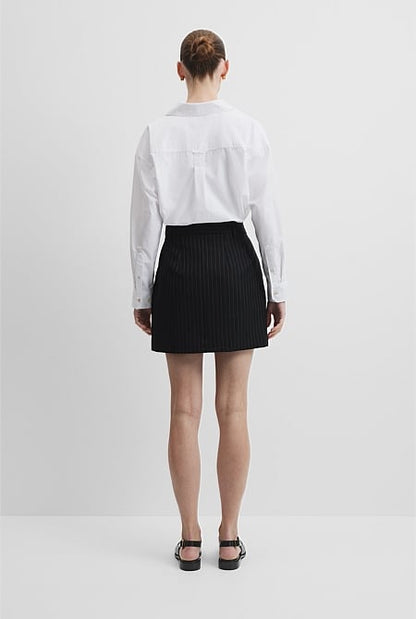Pinstripe Skirt