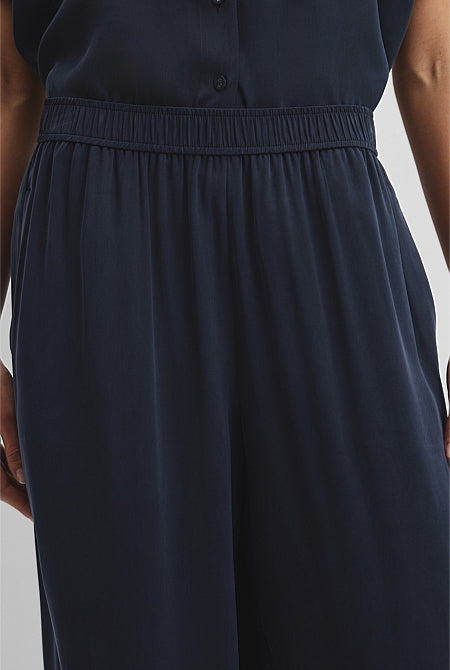 Pull On Cupro Pant