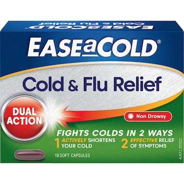 EASEaCOLD & Flu Relief 18 pack