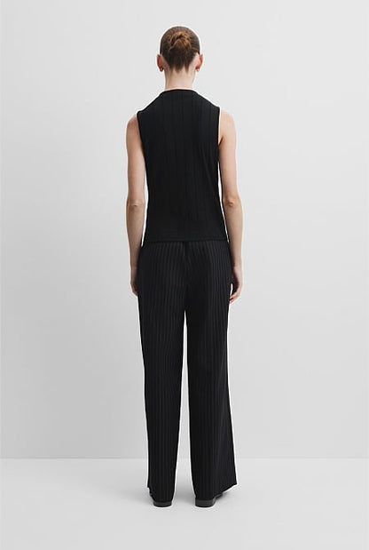 Mock Neck Rib Tank
