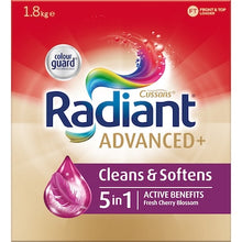 Radiant Advanced+ Cleans & Softens 5- In-1 Laundry Detergent Powder 1.8kg
