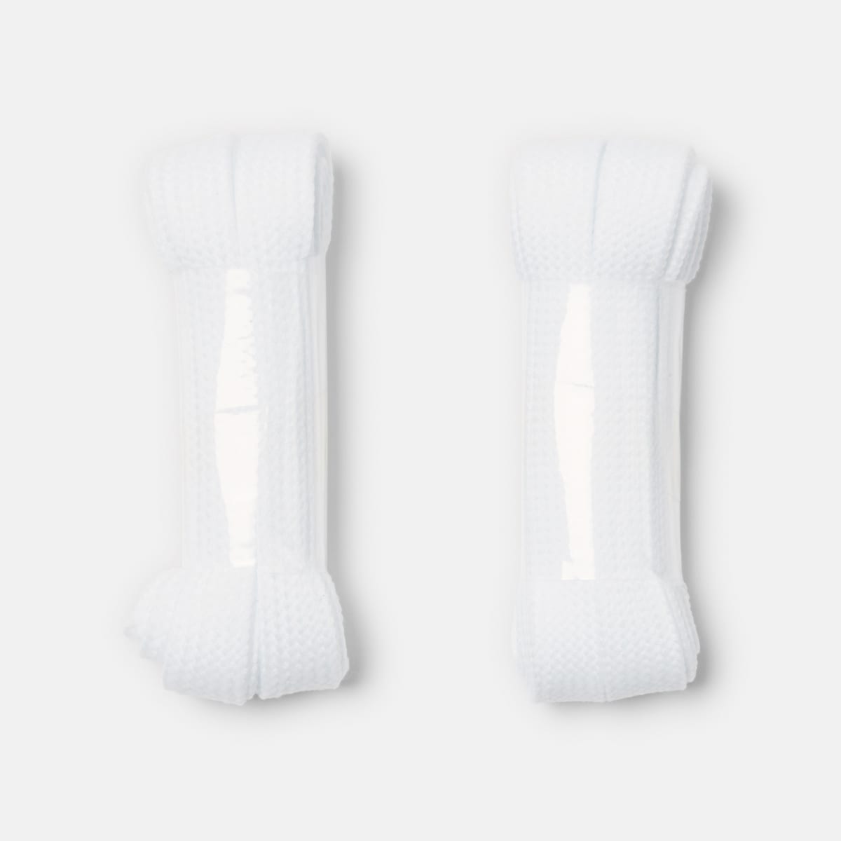 2 Pack Flat Laces - White