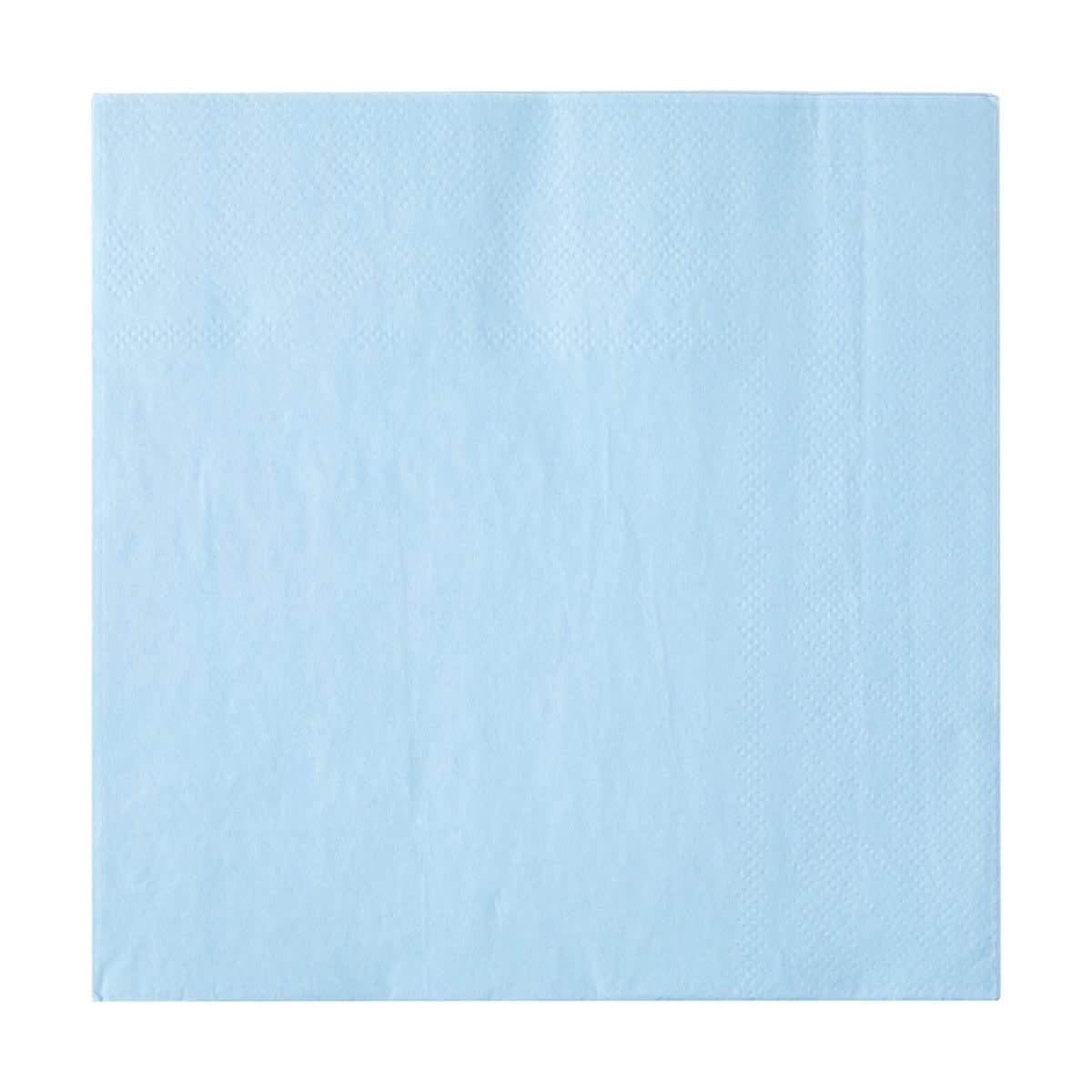 20 Piece Pastel Blue Paper Napkins