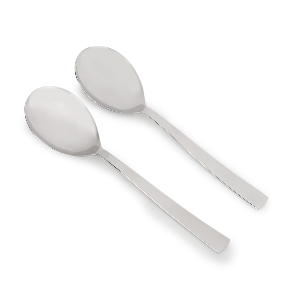 2 Pack Silver Hawthorne Serving Spoons