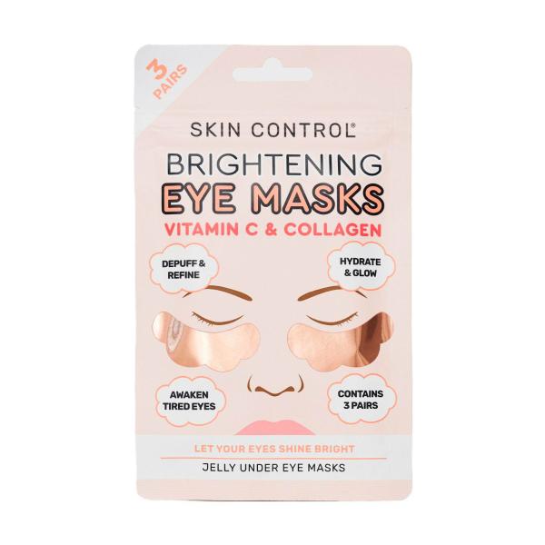 SKIN CONTROL BRIGHTENING EYE MASKS 3PK
