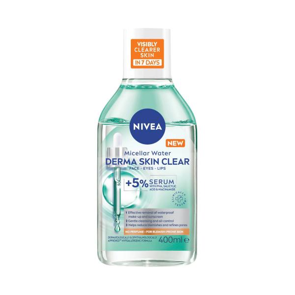 NIVEA DERMA SKIN CLEAR MICELLAR WATER 400ML