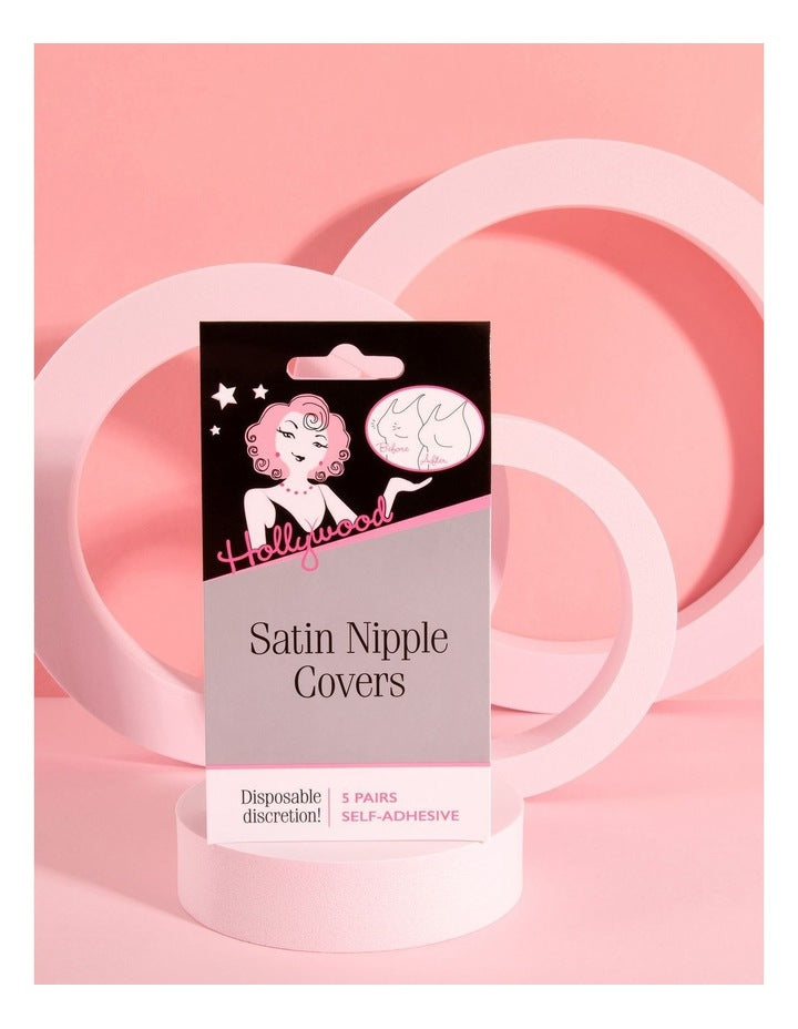 Satin Nipple Covers in Nude