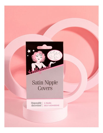 Satin Nipple Covers in Nude