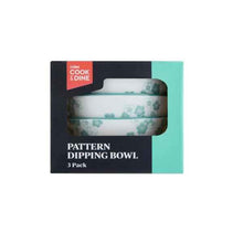 COOK & DINE PATTERN DIPPING BOWLS 3PK