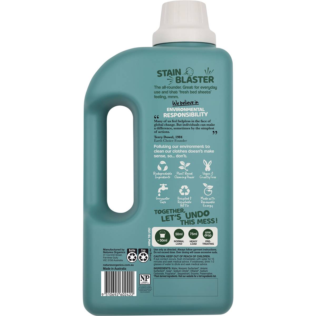 Undo This Mess Stain Blaster Laundry Liquid 2l