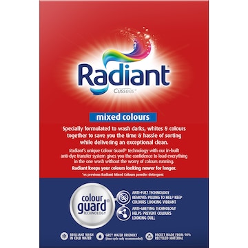 Radiant Mixed Colours Laundry Detergent Washing Powder 2kg