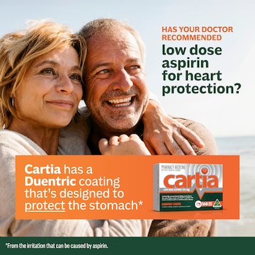 Cartia Low Dose Aspirin 100mg Tablets 28 pack