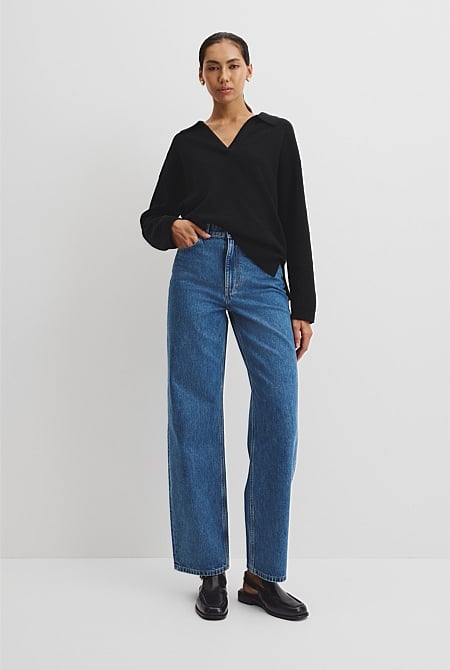Cotton Linen Long Sleeve Knit