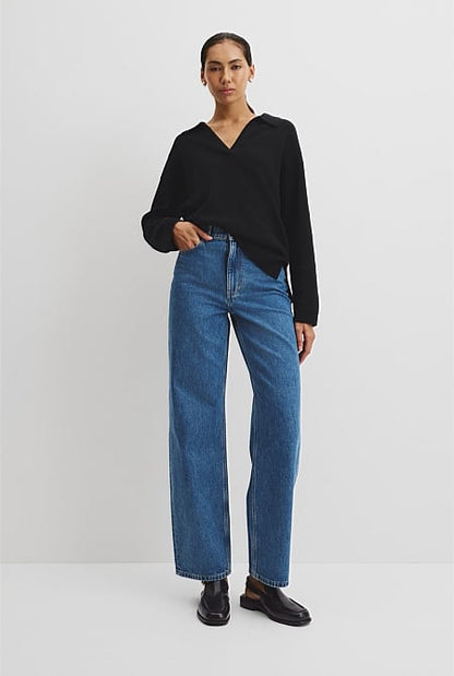 Cotton Linen Long Sleeve Knit