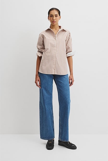Australian Cotton Classic Stripe Shirt