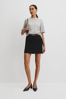 Organically Grown Cotton Blend Cashmere Blend T-Shirt