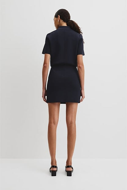 Compact Knit Mini Skirt