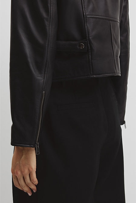 Leather Biker Jacket