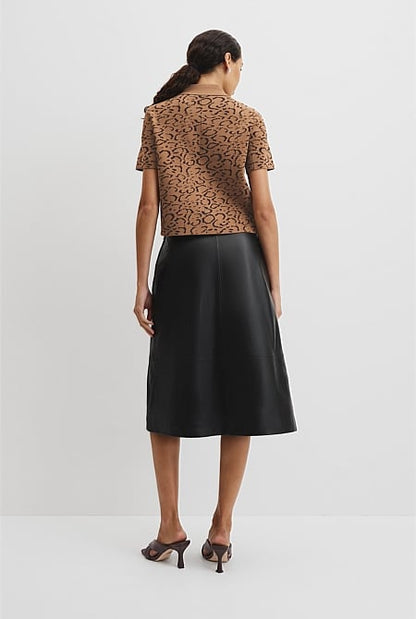 Jacquard Knit Shirt