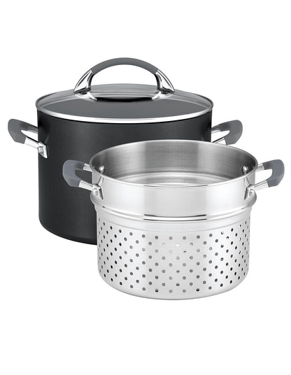 Endurance+ Nonstick Induction Stockpot Bonus Pasta Insert 24cm/7.6L