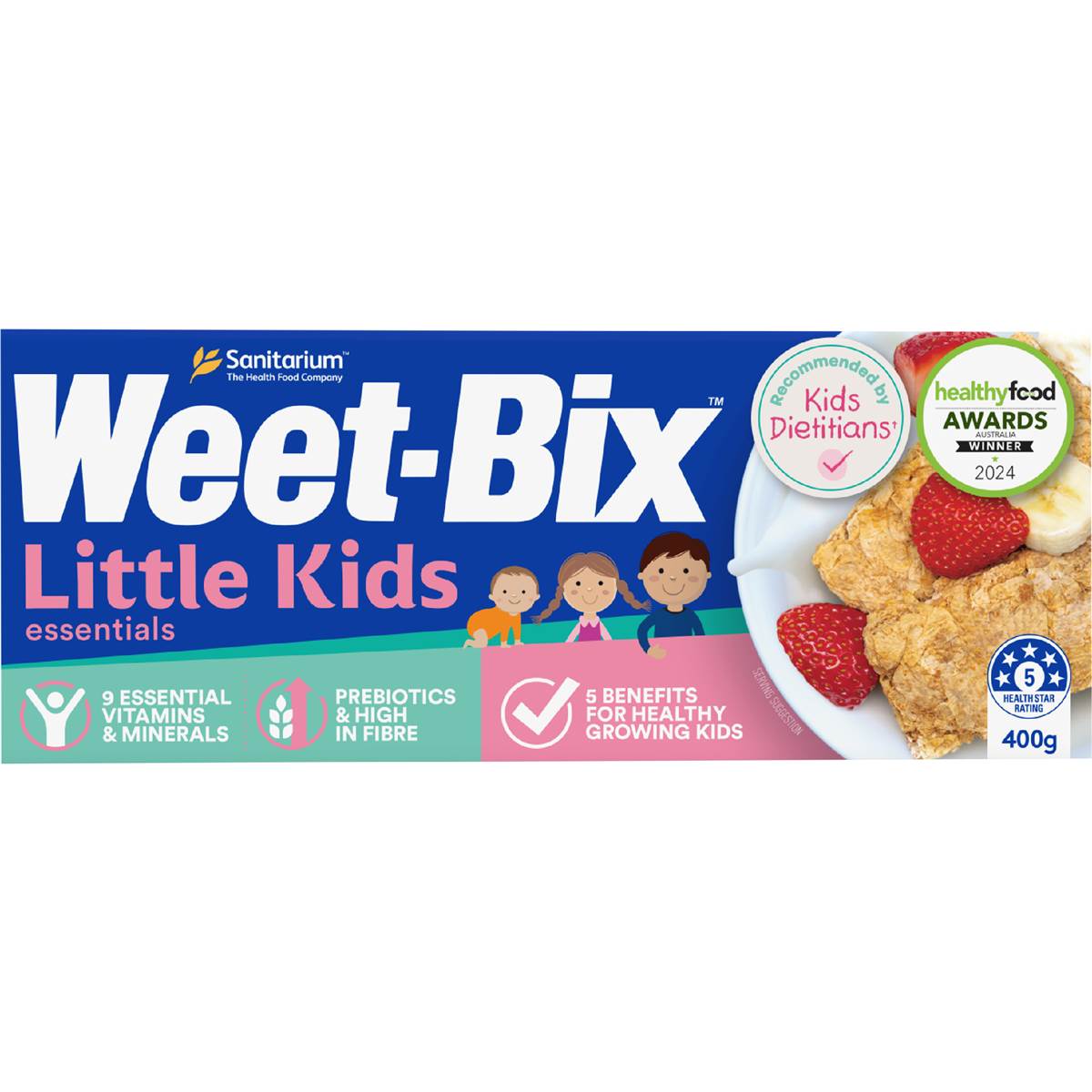 Weet-Bix Little Kids Breakfast Cereal 400g