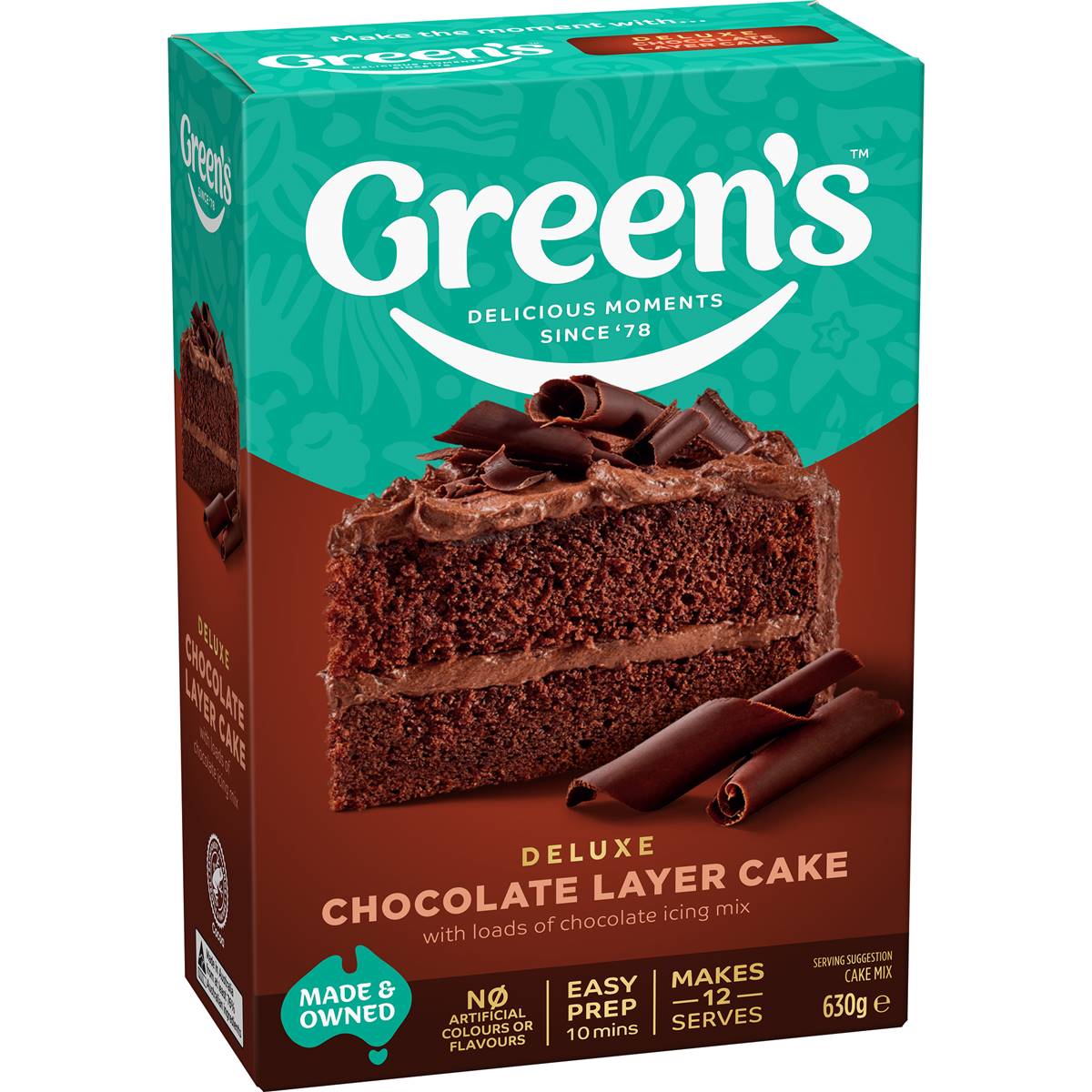 Green's Deluxe Chocolate Layer Cake Mix 630g