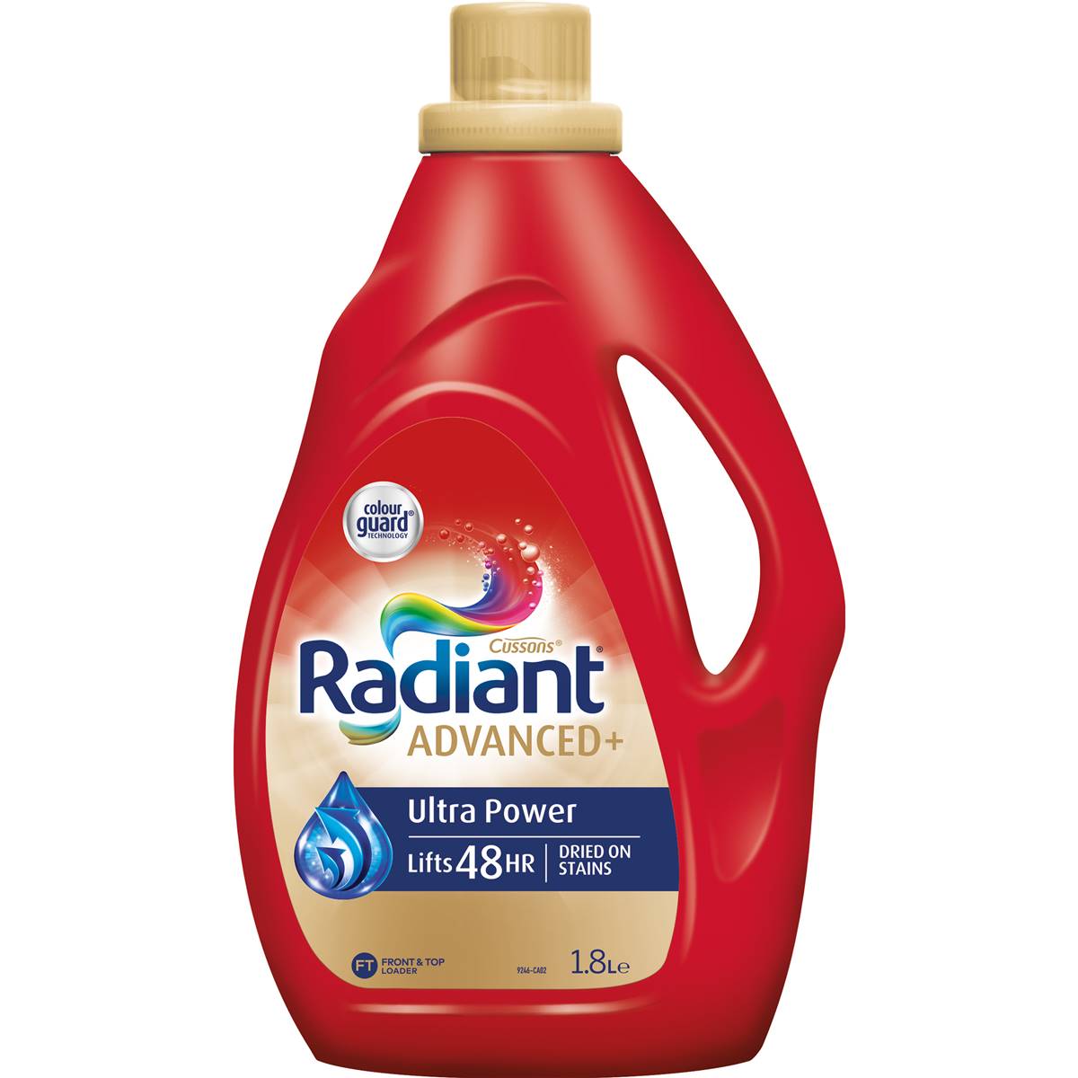 Radiant Advanced+ Ultra Power Laundry Liquid Detergent 1.8l