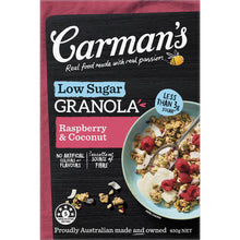 Carman's Granola Raspberry & Coconut Low Sugar 450g