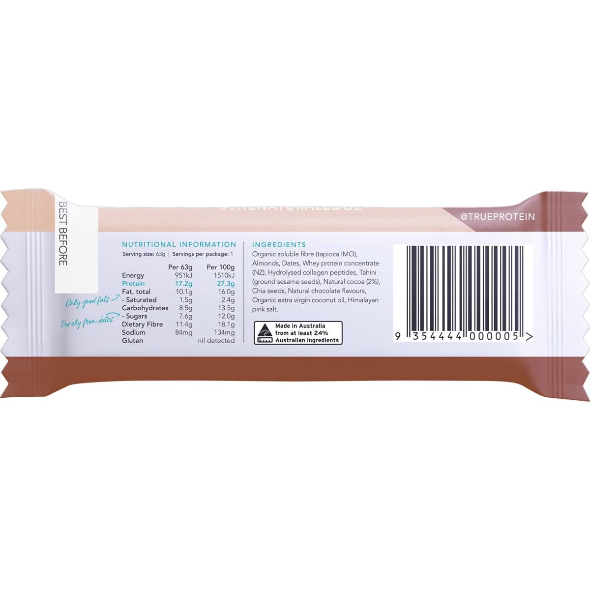 True Protein Bar Rich Chocolate 63g
