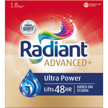 Radiant Advanced+ Ultra Power Laundry Detergent Washing Powder 1.8kg