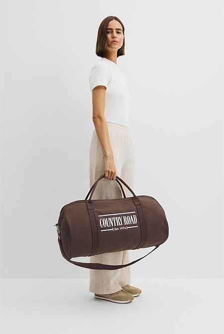 Australian Cotton Heritage Zip Canvas Tote