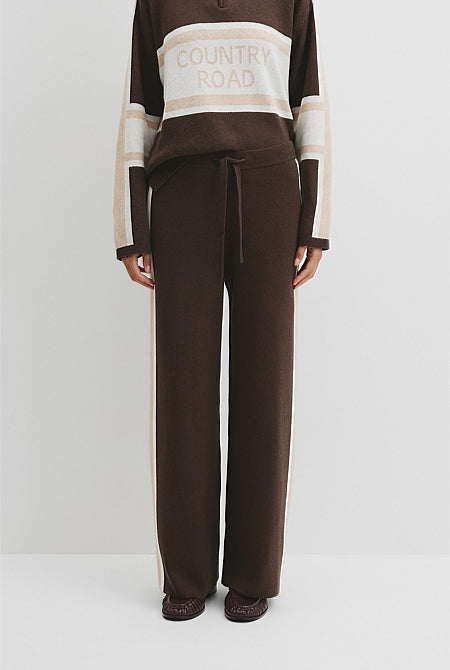 Organically Grown Cotton Blend Knit Pant