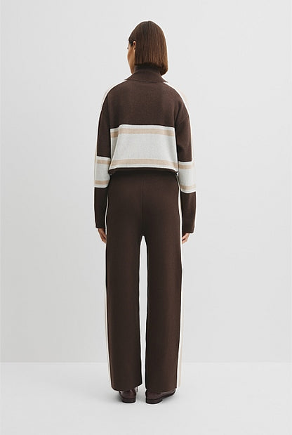 Organically Grown Cotton Blend Knit Pant