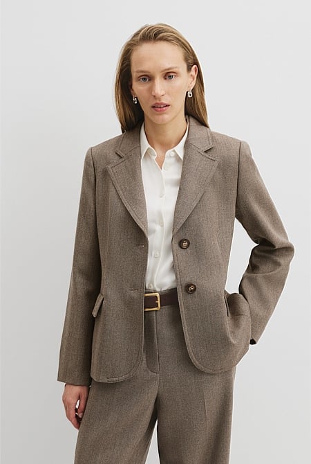 Herringbone Blazer