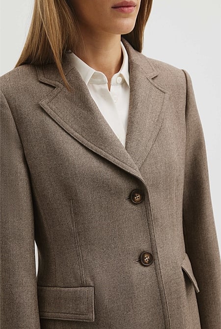 Herringbone Blazer