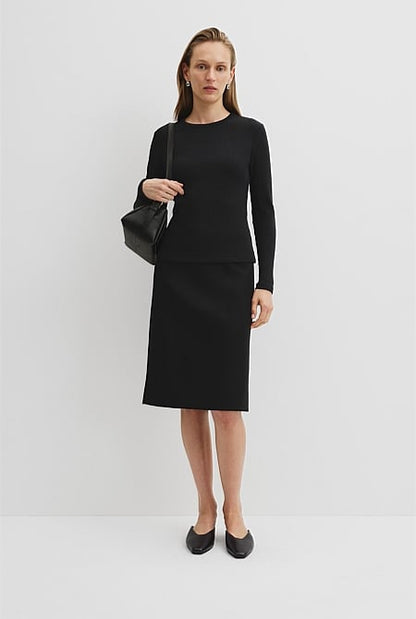 Long Sleeve Rib Top